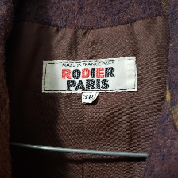 Vintage Rodier Paris Women's Wool Coat - Picture 2 of 4